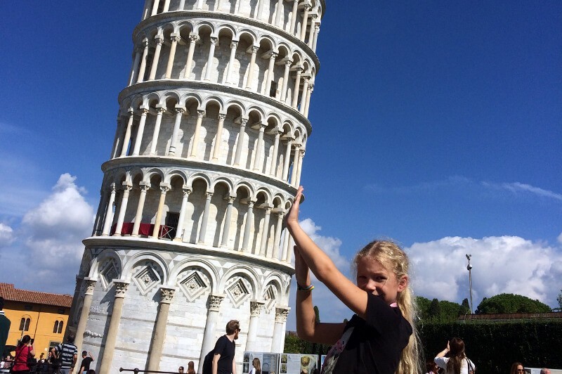 Schiefer Turm von pisa.